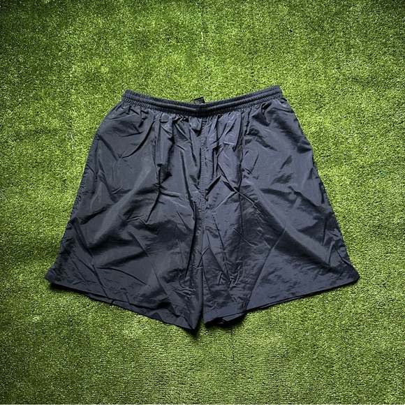 Vintage Gear For Sports Navy Athletic Windbreaker Track Shorts - Picture 1 of 5